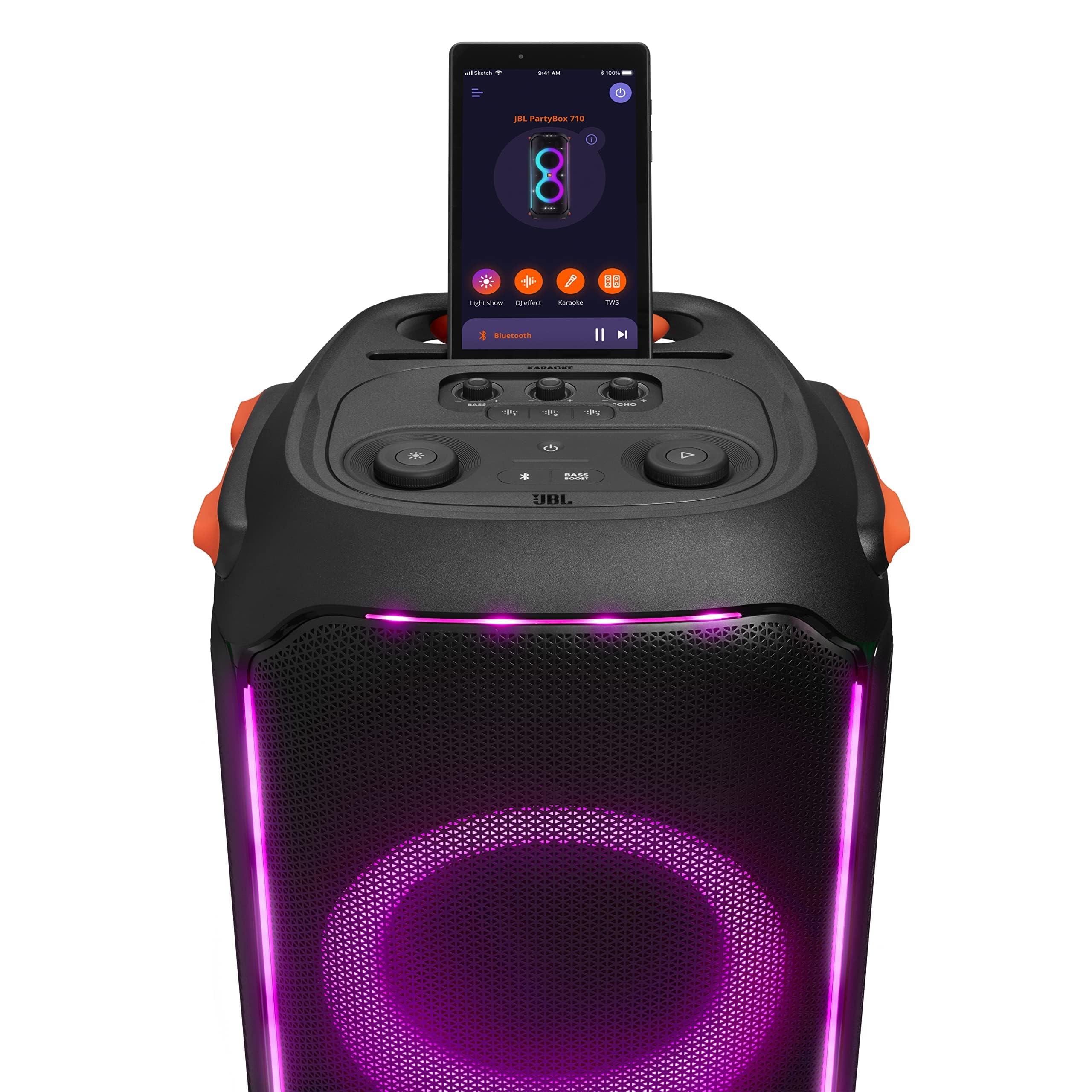 JBL PartyBox 710 Portable Bluetooth Party Speaker, Black : Amazon